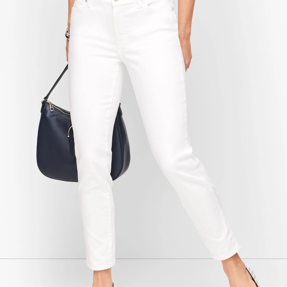 Talbots white denim